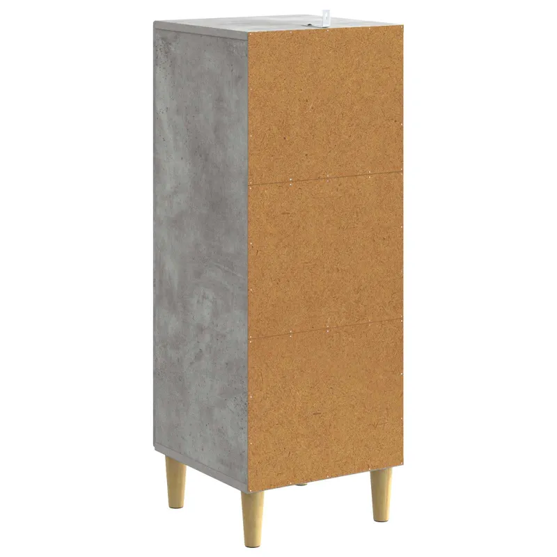 Kabalas Betono pilka 33 x 34,5 x 90 cm Apdirbta mediena