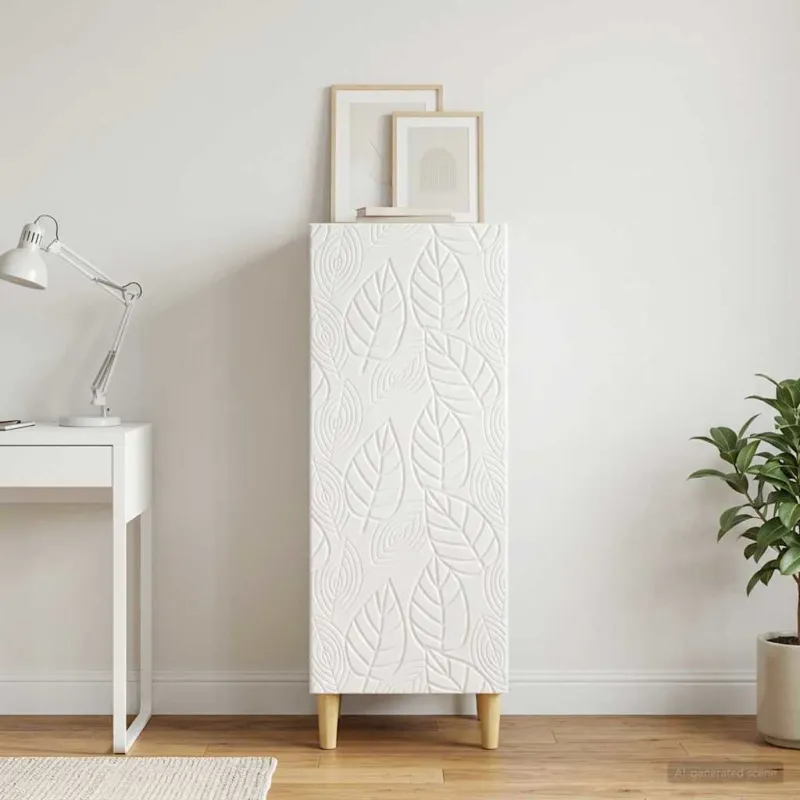 Kabalas Itin blizgi balta 33 x 34,5 x 90 cm Apdirbta mediena