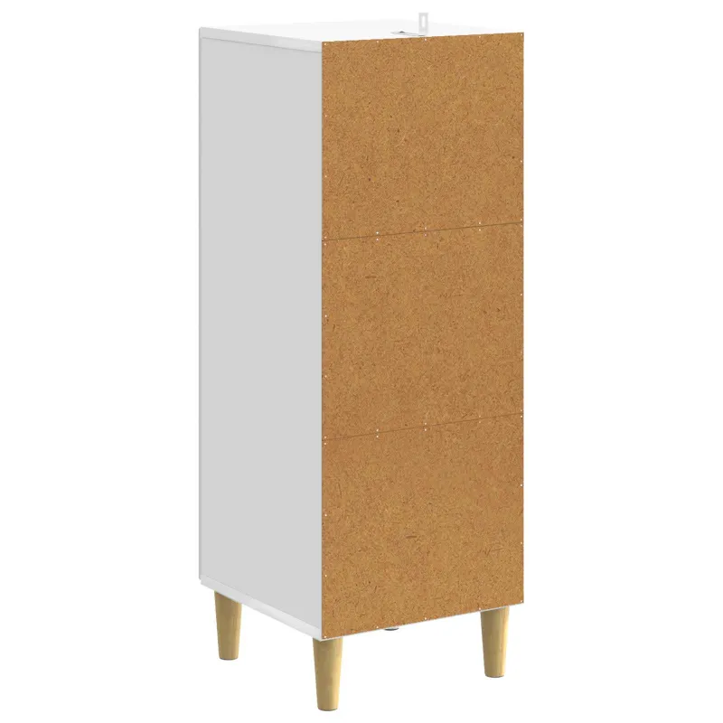 Kabalas Itin blizgi balta 33 x 34,5 x 90 cm Apdirbta mediena