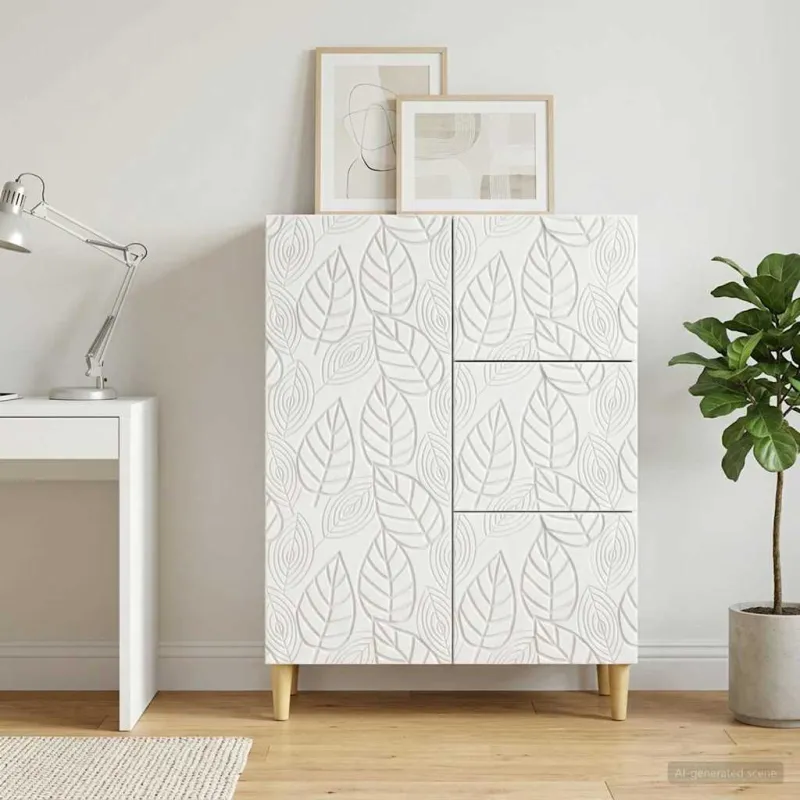 Kabalas Balta 66 x 34,5 x 90 cm Apdirbta mediena