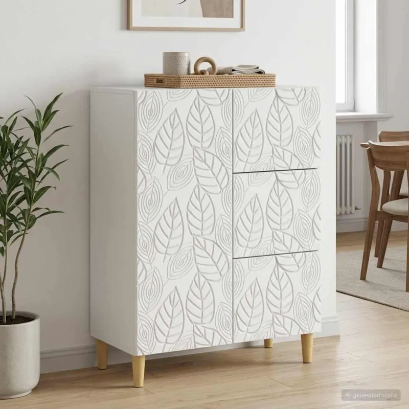Kabalas Balta 66 x 34,5 x 90 cm Apdirbta mediena