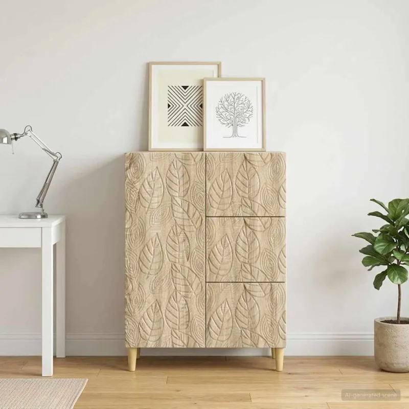 Kabalas Sonoma ąžuolas 66 x 34,5 x 90 cm Apdirbta mediena