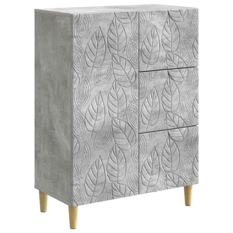 Kabalas Betono pilka 66 x 34,5 x 90 cm Apdirbta mediena