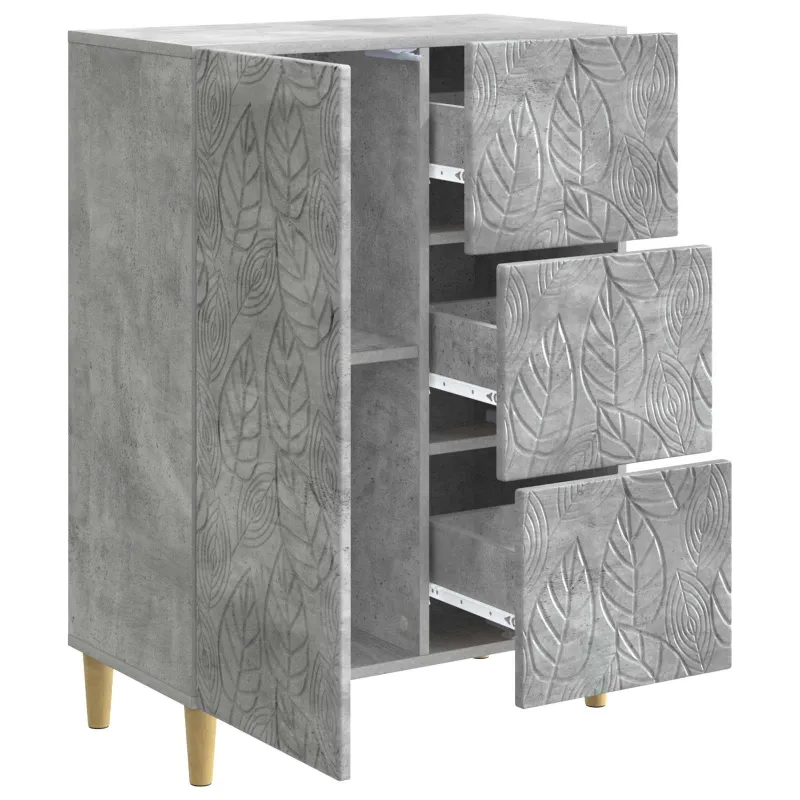 Kabalas Betono pilka 66 x 34,5 x 90 cm Apdirbta mediena