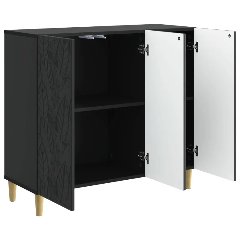 Kabalas Juoda 89 x 34,5 x 80 cm Apdirbta mediena