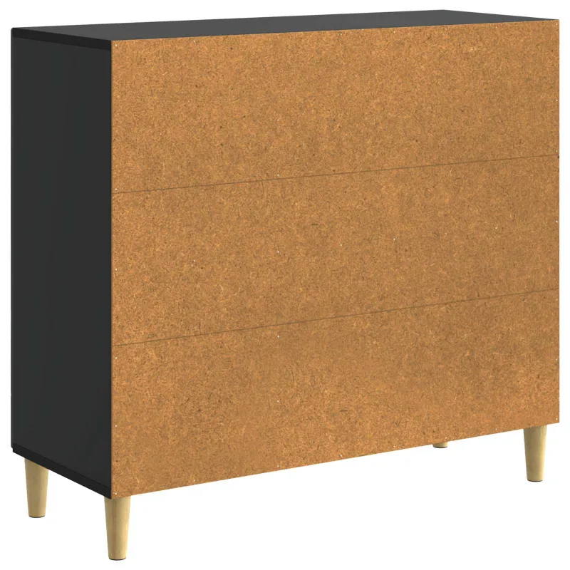 Kabalas Juoda 89 x 34,5 x 80 cm Apdirbta mediena