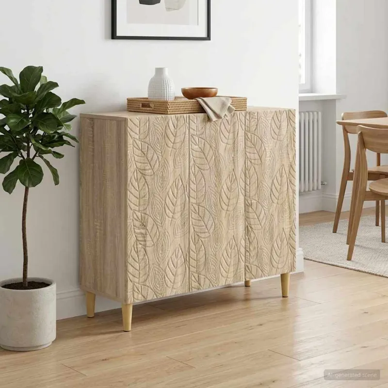 Kabalas Sonoma ąžuolas 89 x 34,5 x 80 cm Apdirbta mediena