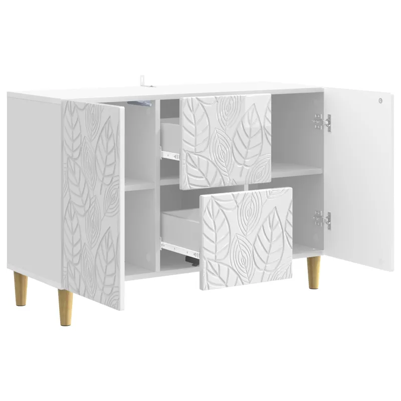 Kabalas Itin blizgi balta 89 x 34,5 x 60 cm Apdirbta mediena
