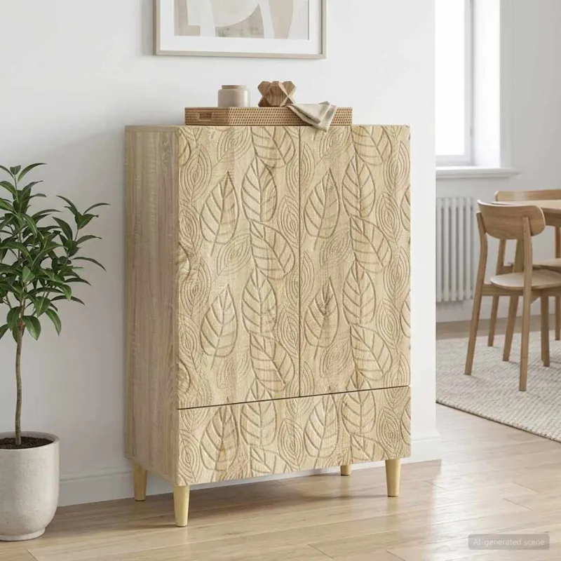Kabalas Sonoma ąžuolas 66 x 34,5 x 95 cm Apdirbta mediena