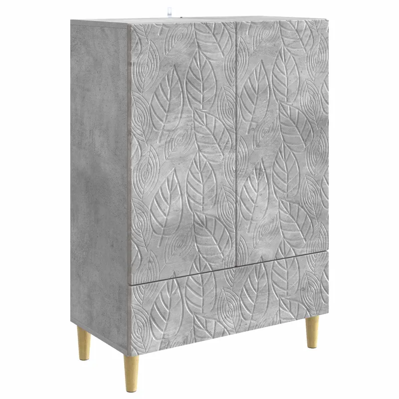 Kabalas Betono pilka 66 x 34,5 x 95 cm Apdirbta mediena