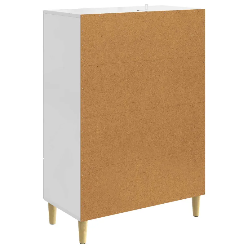 Kabalas Itin blizgi balta 66 x 34,5 x 95 cm Apdirbta mediena