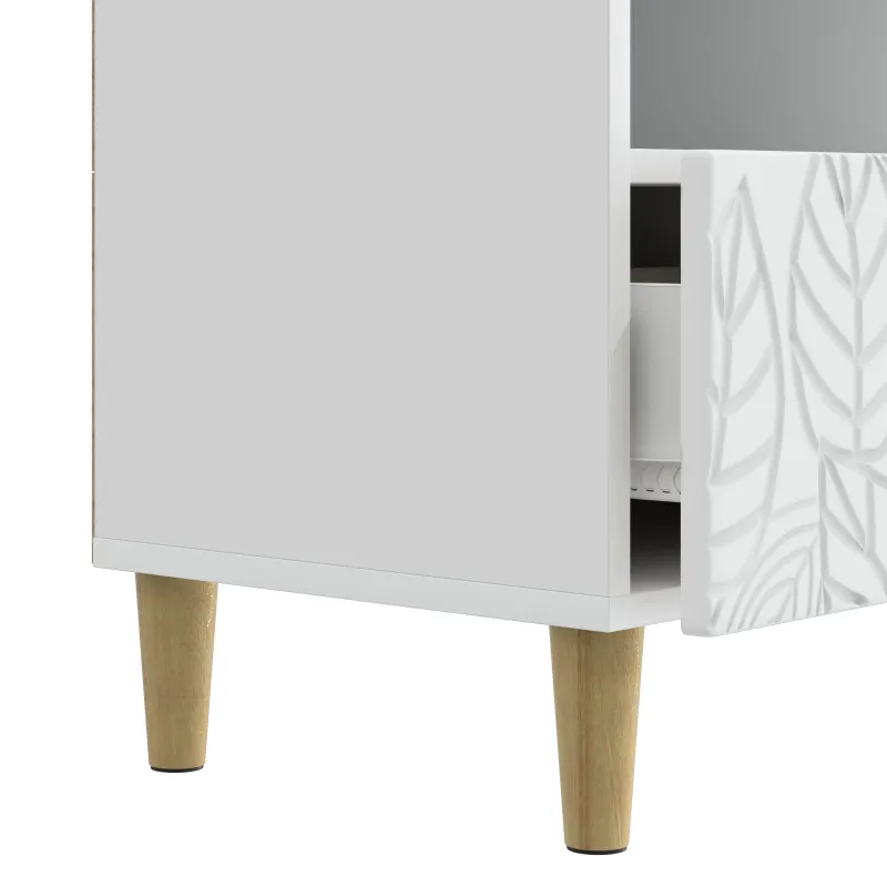 Televizoriaus spintelė 102 x 34,5 x 50 cm Balta