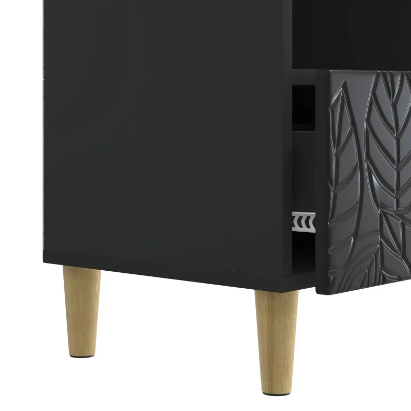 Televizoriaus spintelė 102 x 34,5 x 50 cm Juoda