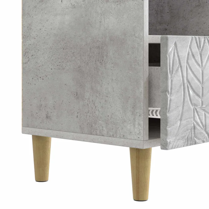 Televizoriaus spintelė 102 x 34,5 x 50 cm Betono pilka