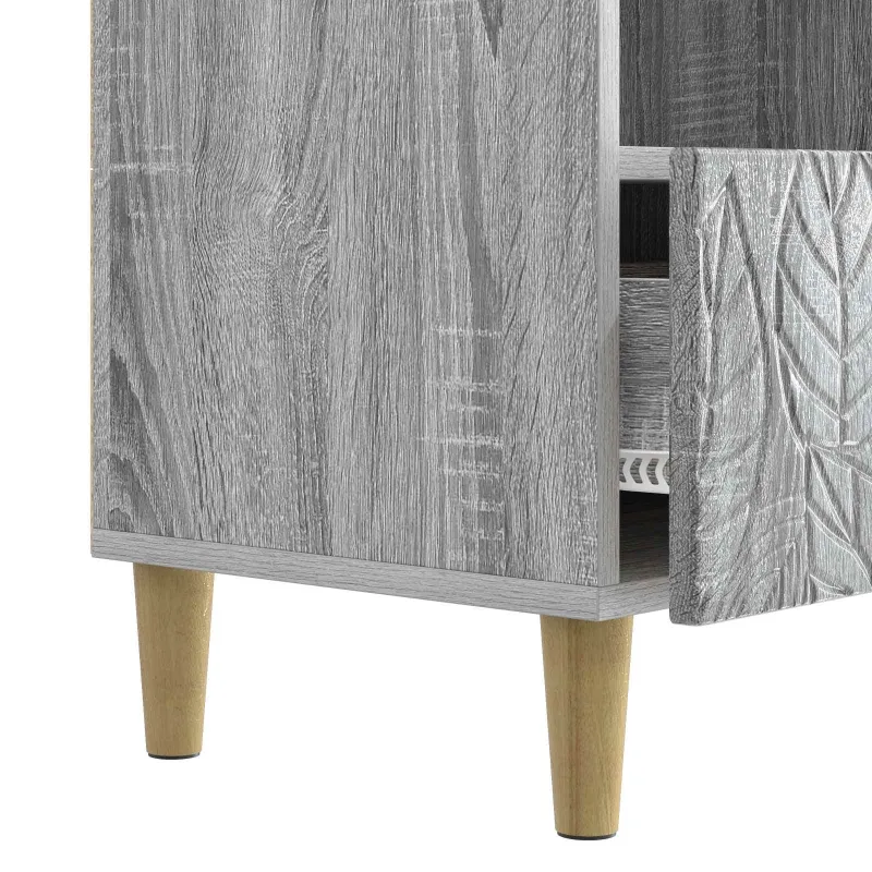 Televizoriaus spintelė 102 x 34,5 x 50 cm Pilka Sonoma