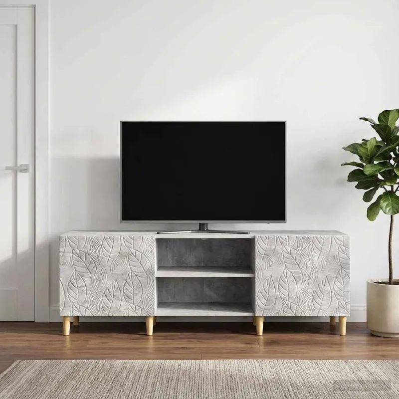 Televizoriaus spintelė 150 x 31 x 50 cm Betono pilka