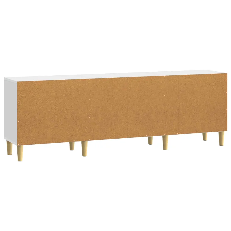 Televizoriaus spintelė 150 x 31 x 50 cm Itin blizgi balta