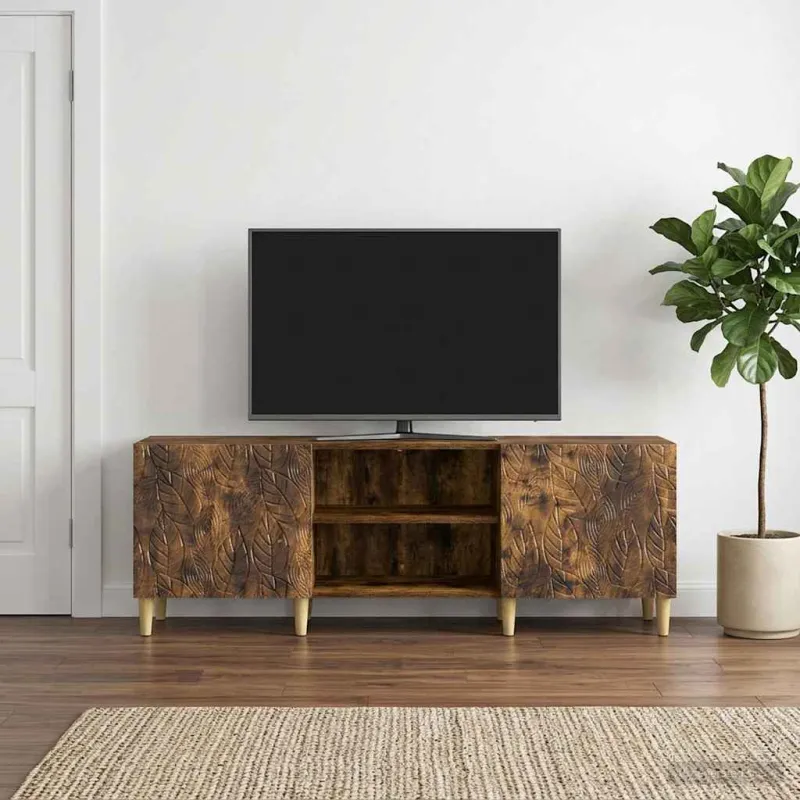 Televizoriaus spintelė 150 x 31 x 50 cm Dūminio ąžuolo