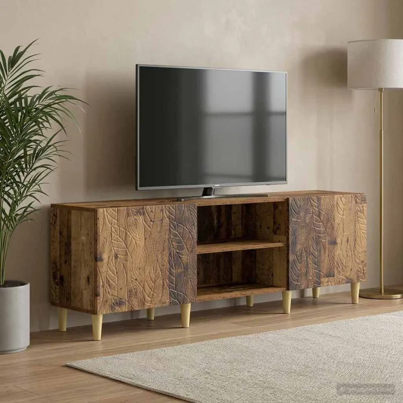 Televizoriaus spintelė 150 x 31 x 50 cm Sendintos medienos