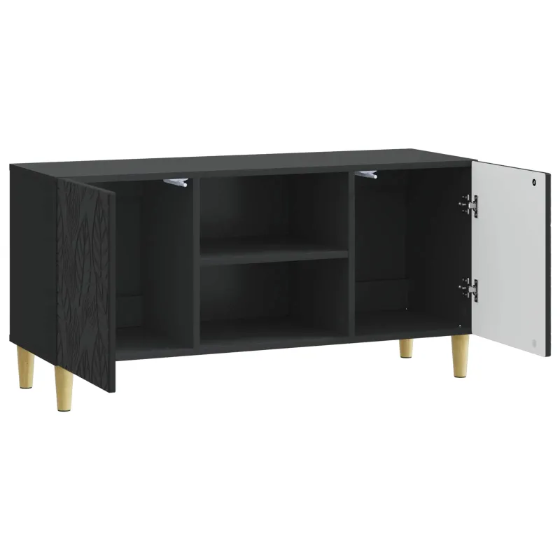 Televizoriaus spintelė 102 x 34,5 x 50 cm Juoda