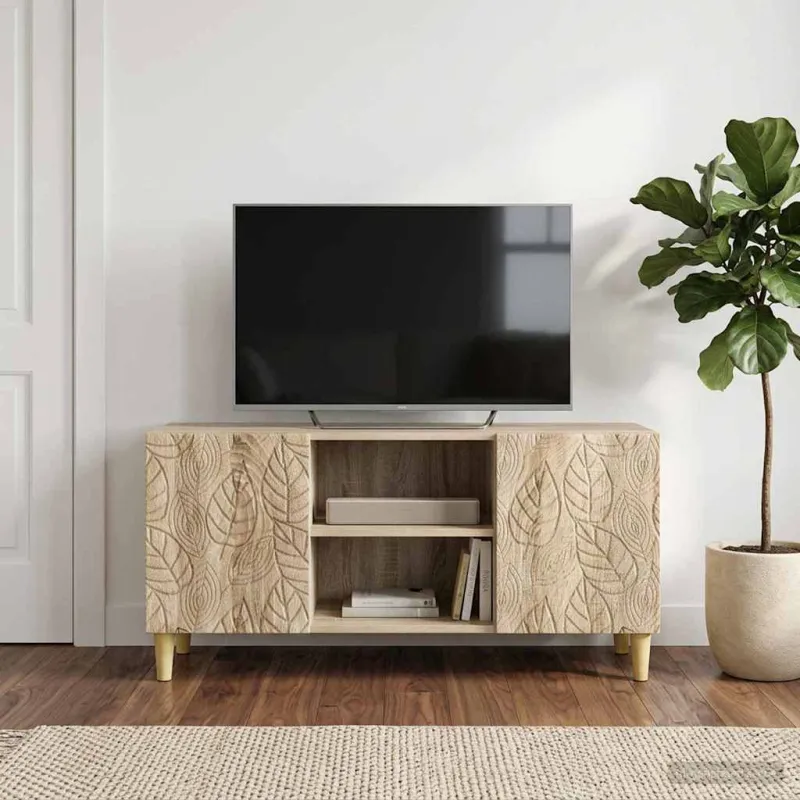 Televizoriaus spintelė 102 x 34,5 x 50 cm Sonoma ąžuolas