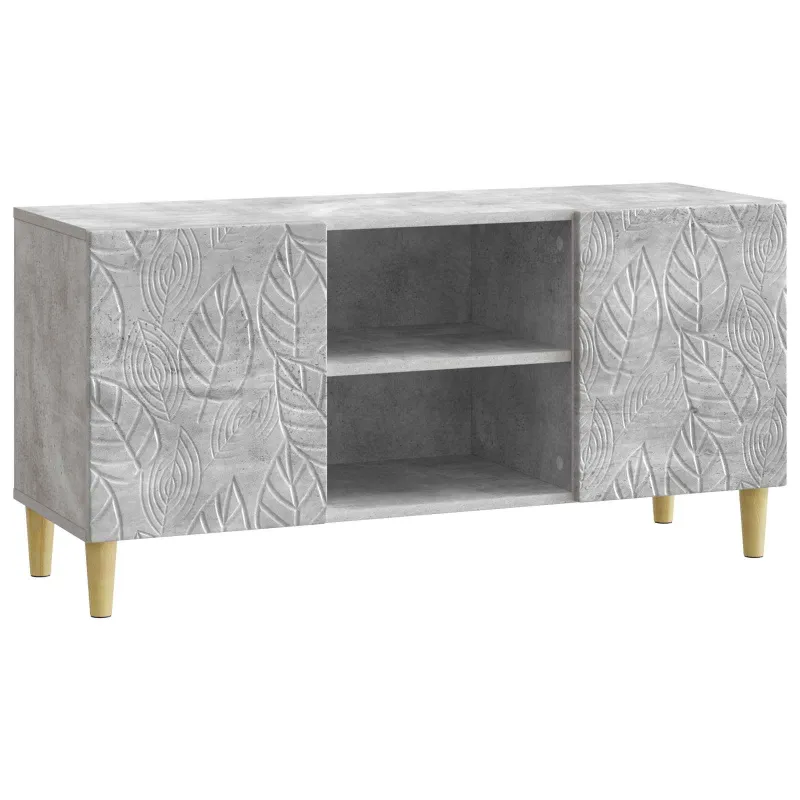 Televizoriaus spintelė 102 x 34,5 x 50 cm Betono pilka