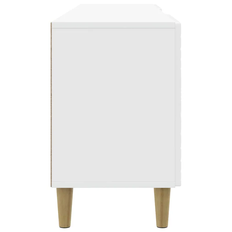 Televizoriaus spintelė 102 x 34,5 x 50 cm Itin blizgi balta