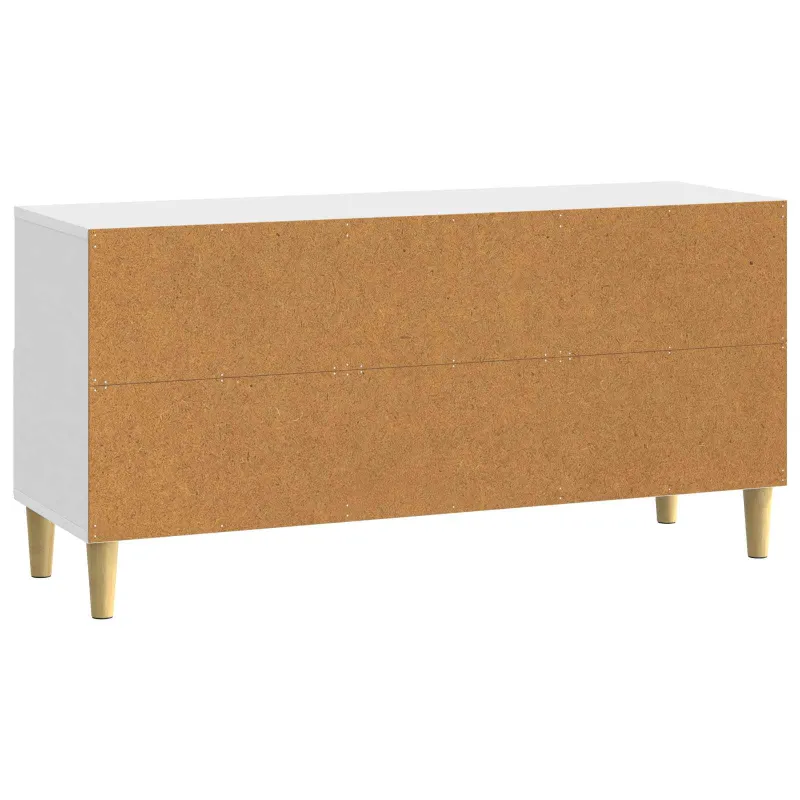 Televizoriaus spintelė 102 x 34,5 x 50 cm Itin blizgi balta