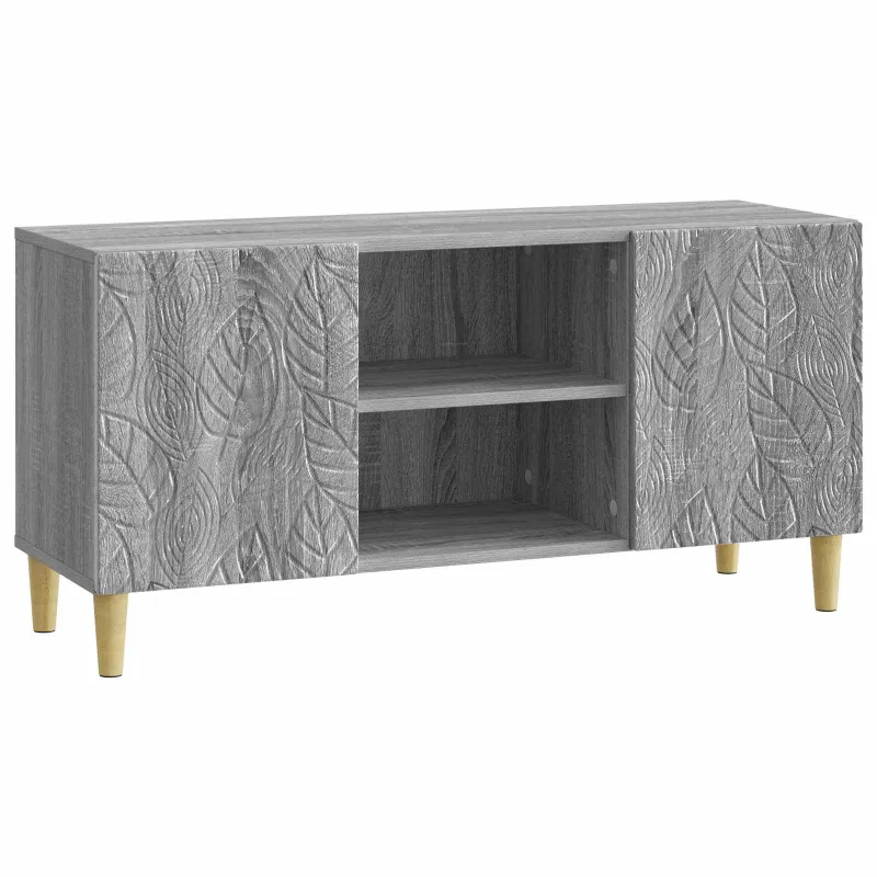 Televizoriaus spintelė 102 x 34,5 x 50 cm Pilka Sonoma