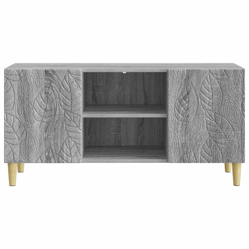 Televizoriaus spintelė 102 x 34,5 x 50 cm Pilka Sonoma