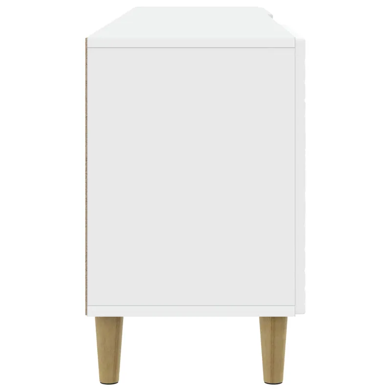 Televizoriaus spintelė 99 x 34,5 x 50 cm Balta Apdirbta mediena