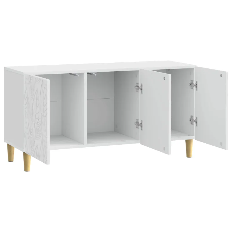 Televizoriaus spintelė 99 x 34,5 x 50 cm Itin blizgi balta