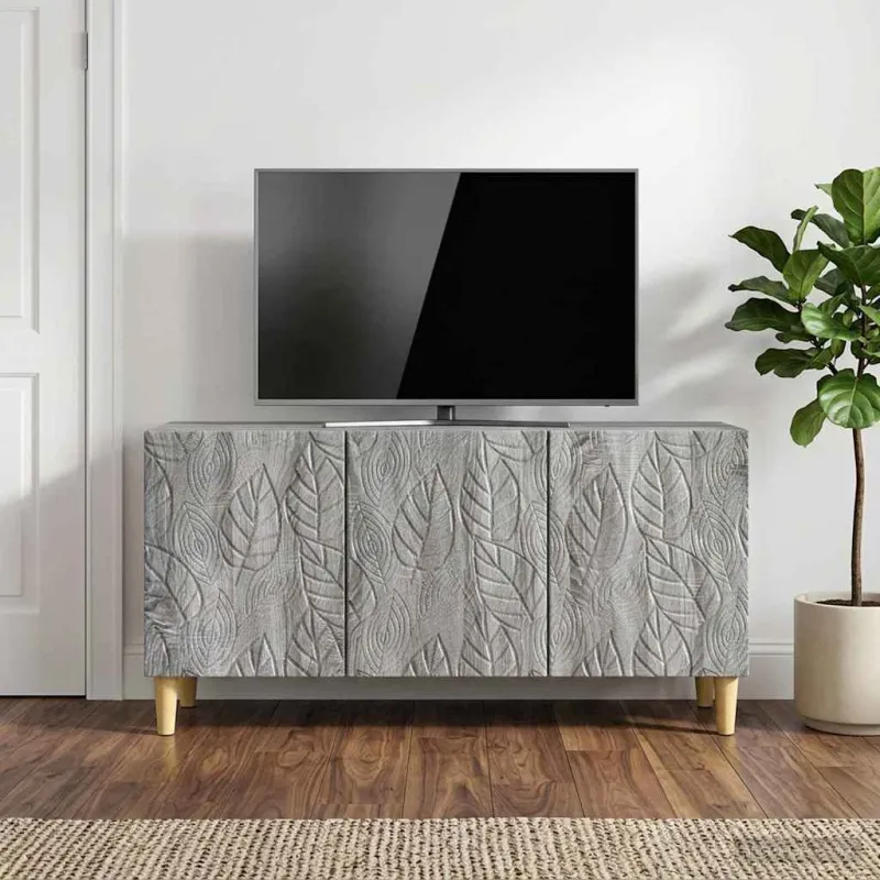 Televizoriaus spintelė 99 x 34,5 x 50 cm Pilka Sonoma