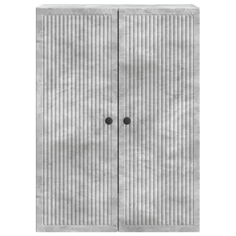 Prie sienos montuojama spinta Betono pilka 66 x 34,5 x 90 cm