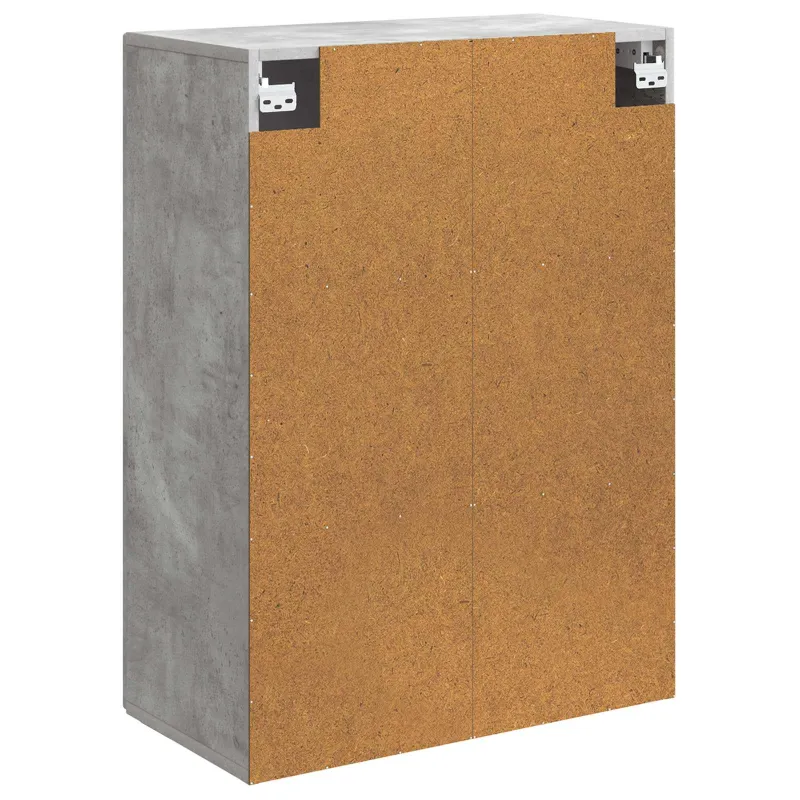 Prie sienos montuojama spinta Betono pilka 66 x 34,5 x 90 cm
