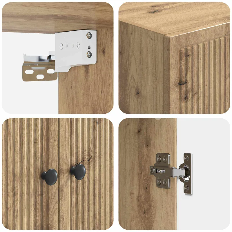 Prie sienos montuojama spinta Artisano ąžuolo 66 x 34,5 x 90 cm