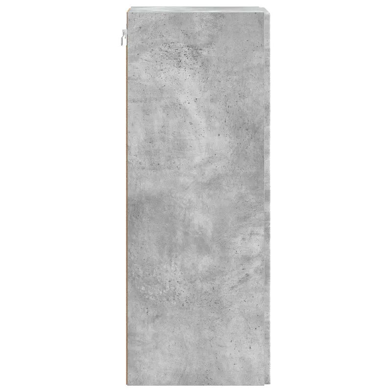 Prie sienos montuojama spinta Betono pilka 66 x 34,5 x 90 cm