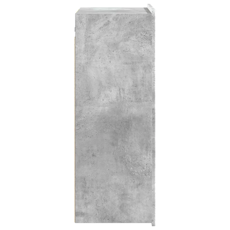 Prie sienos montuojama spinta Betono pilka 66 x 34,5 x 92 cm