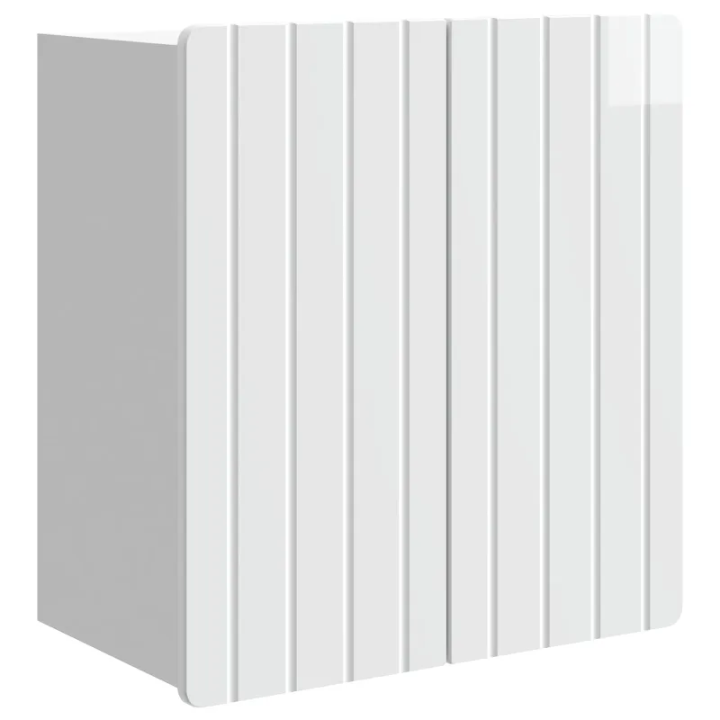 Prie sienos montuojama spinta Itin blizgi balta 59 x 31 x 64 cm