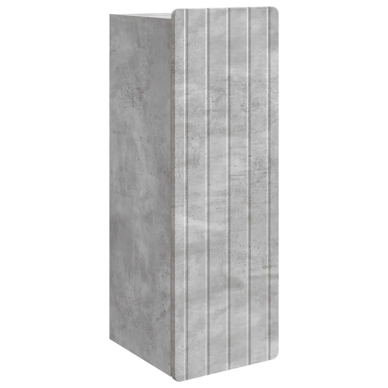 Prie sienos montuojama spinta Betono pilka 33 x 34,5 x 94 cm