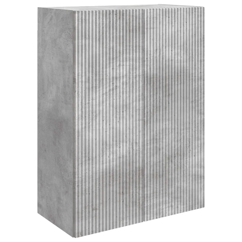 Prie sienos montuojama spinta Betono pilka 66 x 34,5 x 90 cm