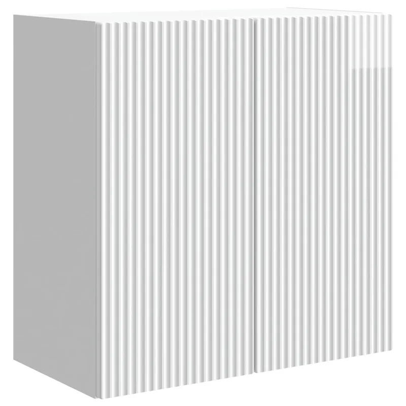 Prie sienos montuojama spinta Itin blizgi balta 59 x 31 x 60 cm