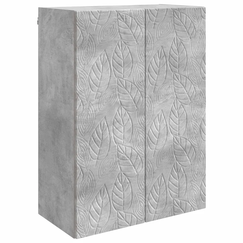 Prie sienos montuojama spinta Betono pilka 66 x 34,5 x 90 cm