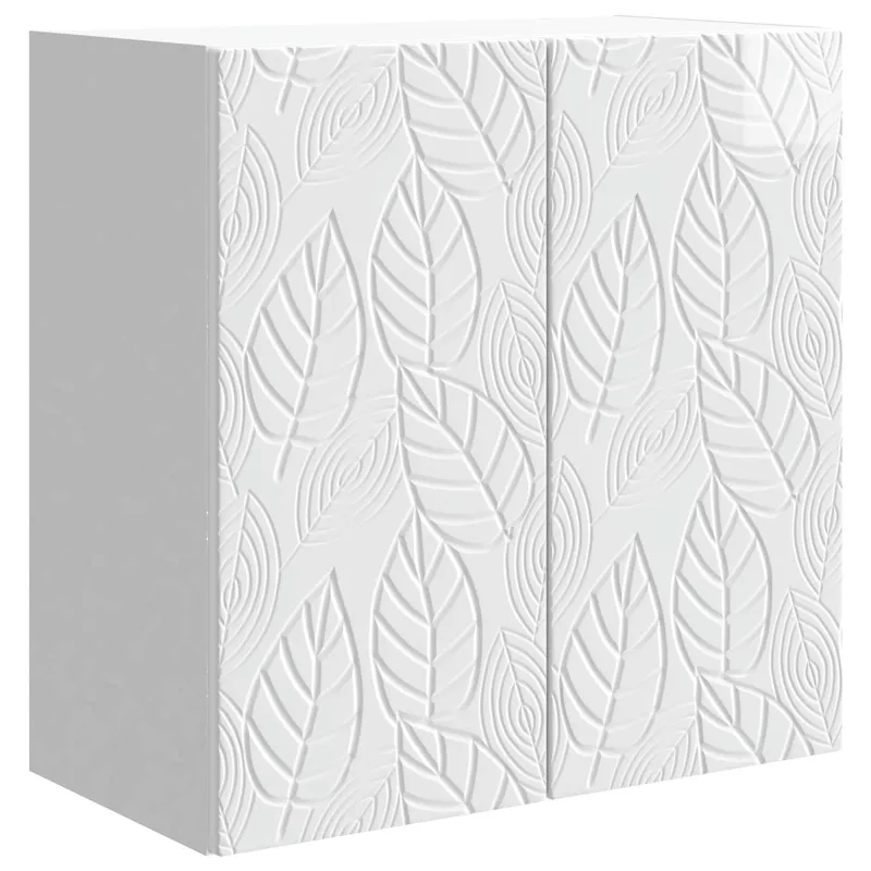 Prie sienos montuojama spinta Itin blizgi balta 59 x 31 x 60 cm