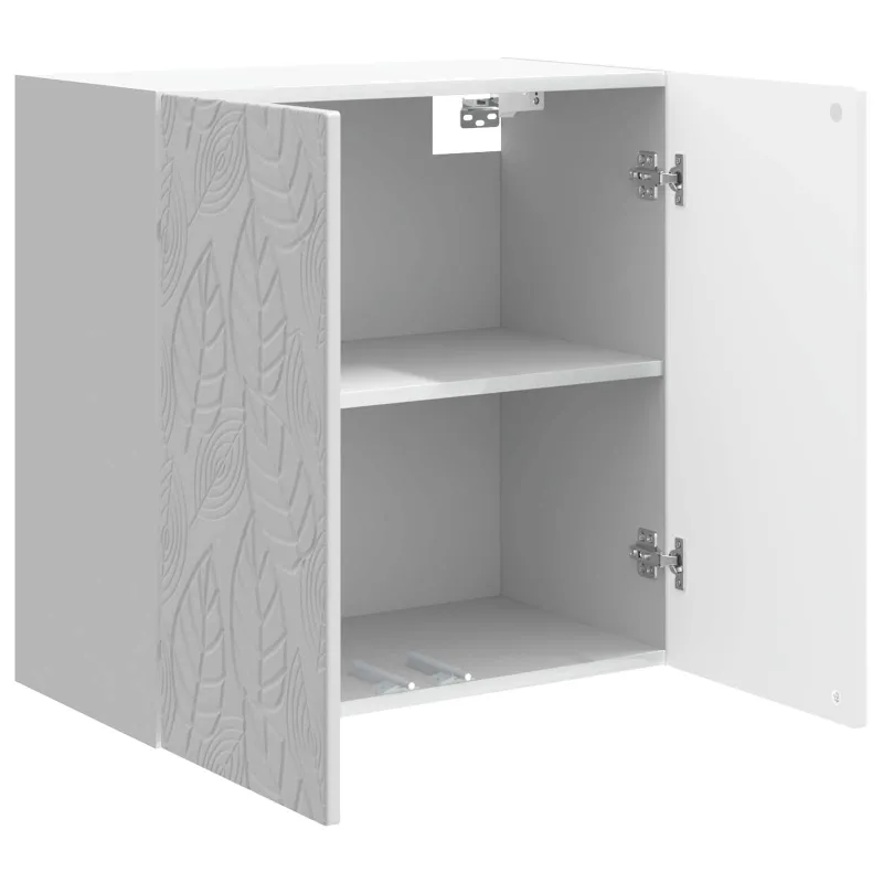 Prie sienos montuojama spinta Itin blizgi balta 59 x 31 x 60 cm