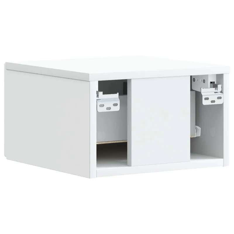 Sieninis šoninis staliukas 2 pcs Balta 34,5 x 33 x 20 cm