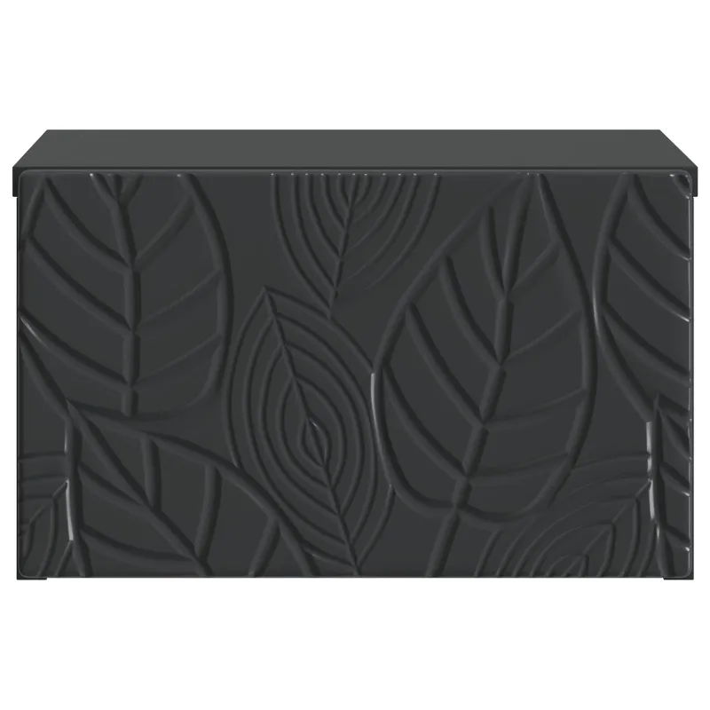 Sieninis naktinis staliukas 2 pcs Juoda 49 x 34,5 x 20 cm