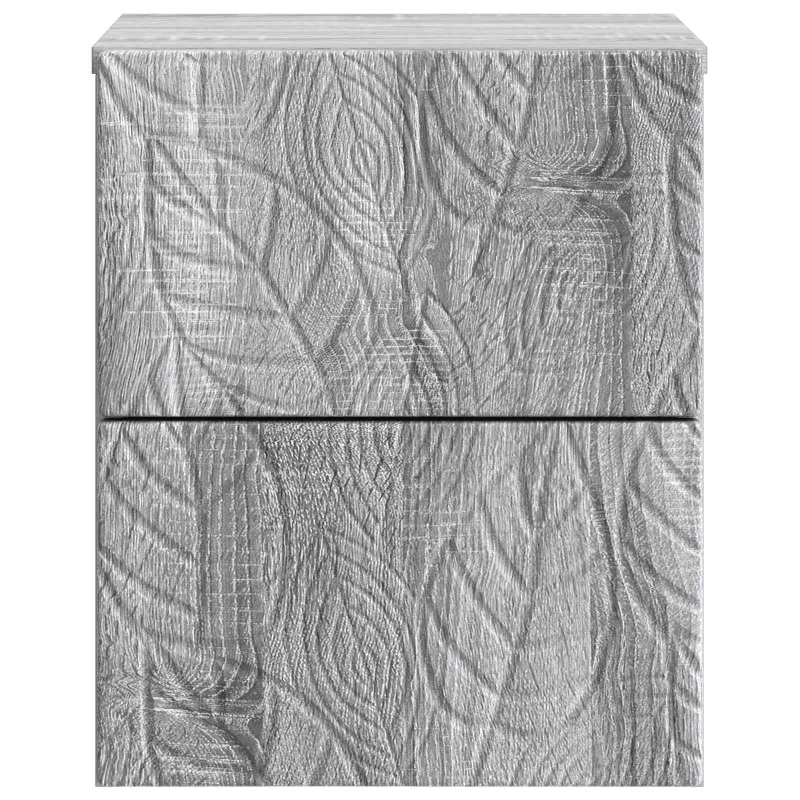 Sieninis naktinis staliukas Pilka Sonoma 34,5 x 33 x 40 cm