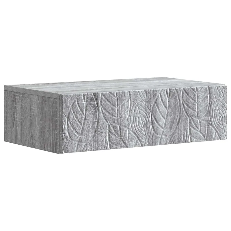 Sieninis šoninis staliukas Pilka Sonoma 59 x 34,5 x 17 cm
