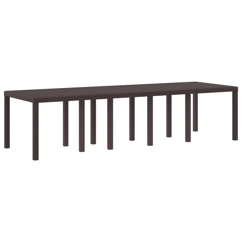 Sodo pöytä Ruda 300 x 100 x 73 cm, polyrattana